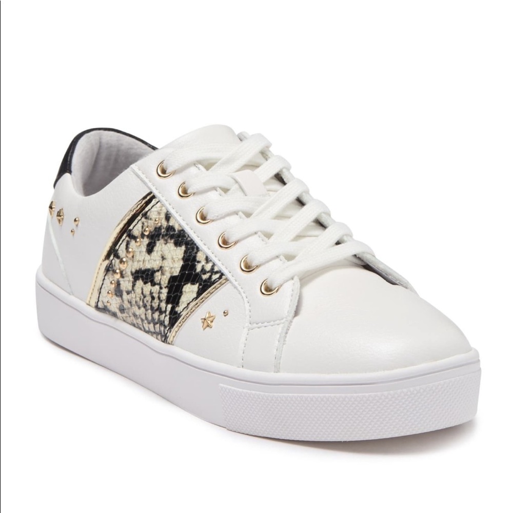 Aldo Clain Snake-Embossed Sneakers